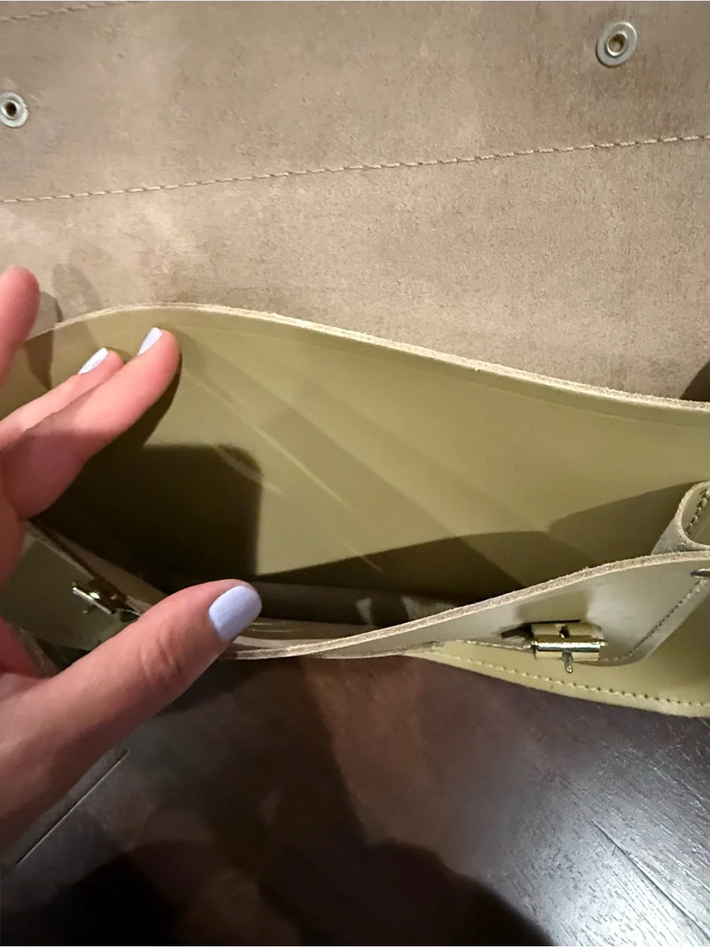 NEW Womens The Cambridge Satchel Co. Olive Green Messenger Satchel